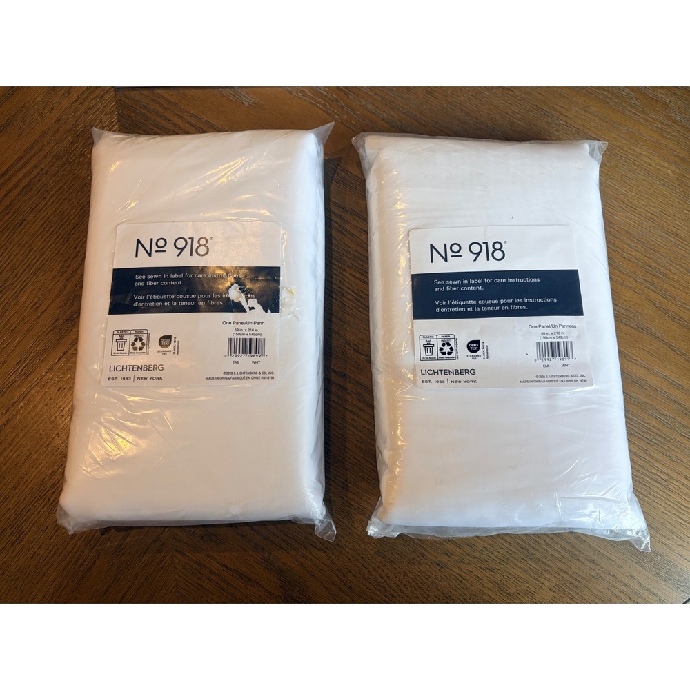 Set of 2 No. 918 Emily Sheer Voile Window Scarf Valance White 59 x 216 198997
